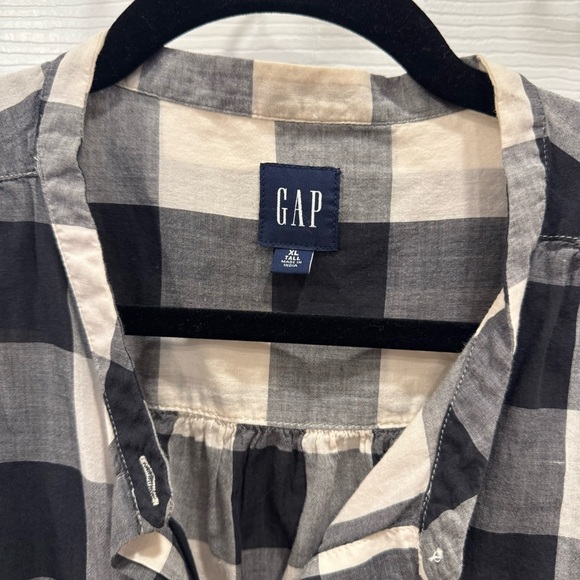 Gap gingham top - XL tall - Picture 2 of 3
